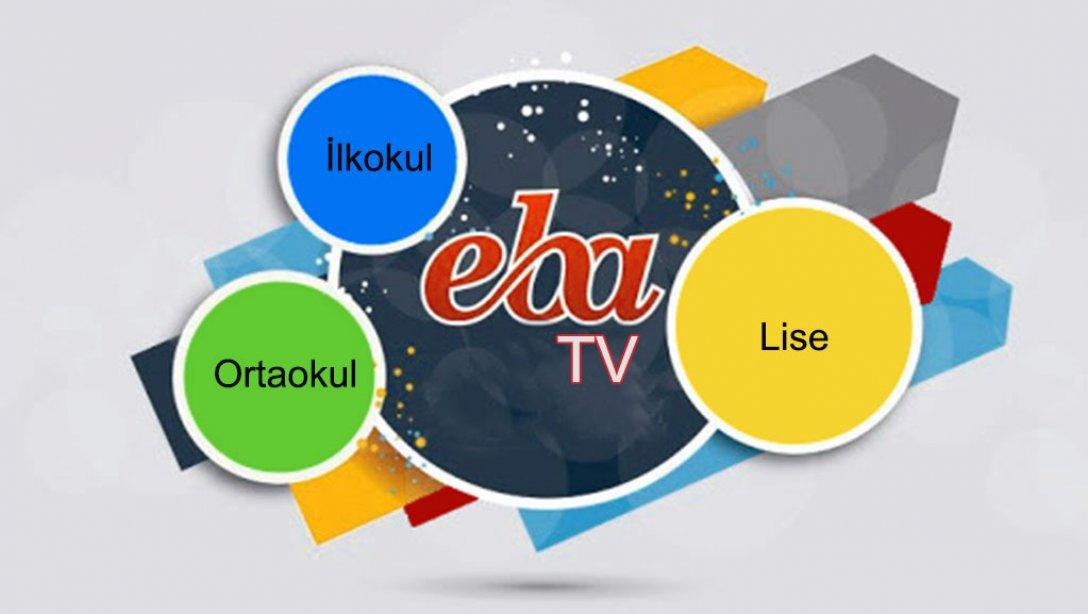 EBA TV ile Uzaktan Eğitim Programı Açıklandı